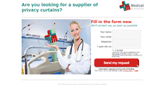Desktop Screenshot of hospital-privacy-curtains.com